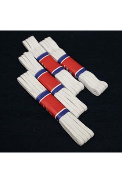 nistabolje 4 Pieces 0.80 Cm White Waist Elastics Flat Rubber Leg Frost Elastics 40 Meters