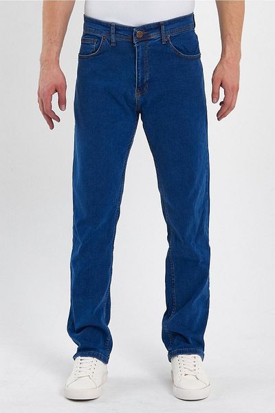 FİHA /big Dad-8069 Blugi clasici drepti pentru bărbați cu fermoar - albastru