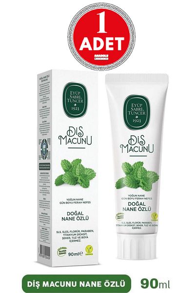 Eyüp Sabri Tuncer Eyüp Sabri Tuncer Natural Mint Extract Toothpaste 90 ml 1 Piece