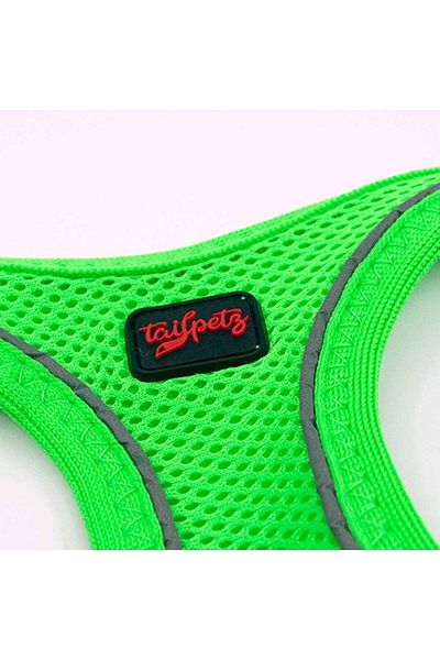 Tailpetz طوق صدر للكلاب باللون الأخضر الجديد من Air Mesh
