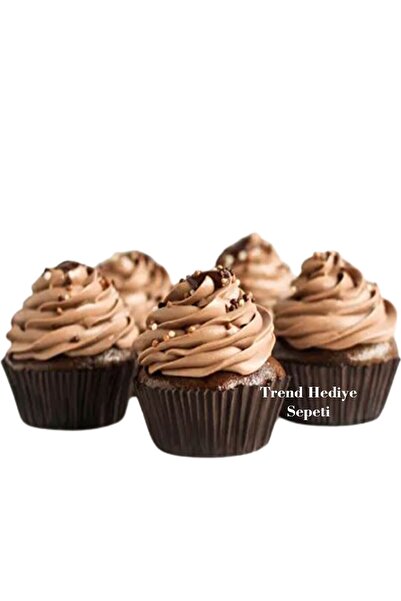 Approximately 200 Pieces of Standard Size Brown Cupcake Paper 50x30 Mm, Muffin Cake Mold , Browine Mold