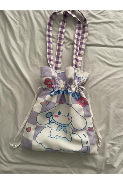 Planet Butik Cinna Kawaii Drawstring Cloth Bag
