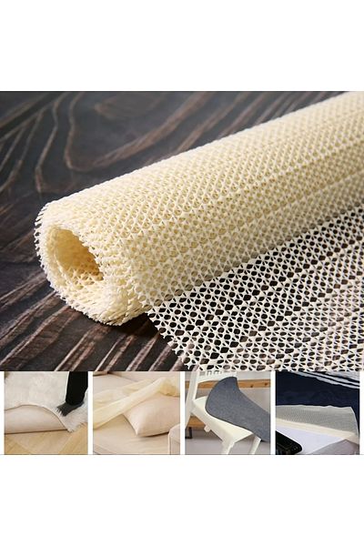 aydpromosyon Luxury Cream Non-Slip Decorative Shelf and Cabinet Cover