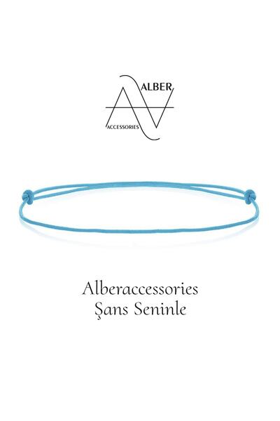 alberaccessories سوار الحظ بحبل الحب مقاس 1.4 مم بتفاصيل أنيقة