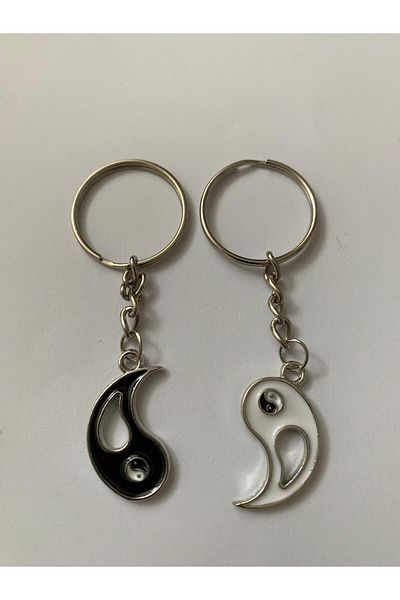 İYİ MODA Yin Yang Balance Binary Keychain