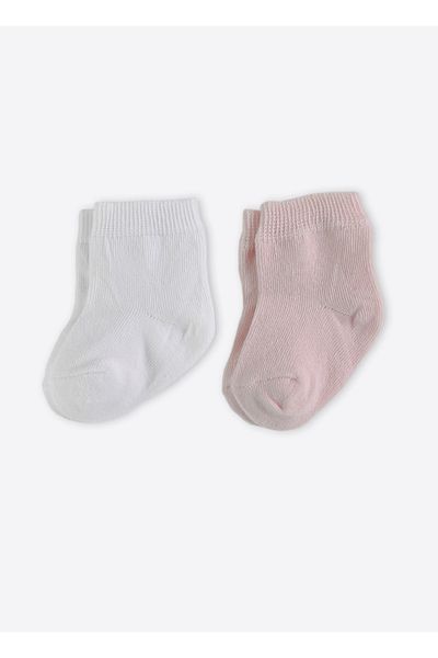 kitikate Organic Basic 2-Piece Socks Ecru
