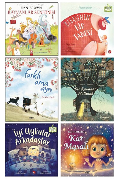 Yapı Kredi Yayınları Farklı Ama Aynı Ciltli Hayvanlar Senfonisi Kar Masalı Ba...