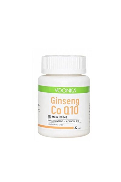 Voonka الجينسنغ الإنزيم المساعد Q10 32 كبسولة