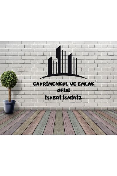 EYBA STİCKER EMLAK BİNA İSME ÖZEL İŞYERİ STİCKER reklam tanıtım anahtar EV araba