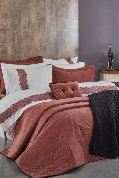 Nazik Home Pedra Modern Geometrik Çizgili 11 Parça Çeyiz Seti