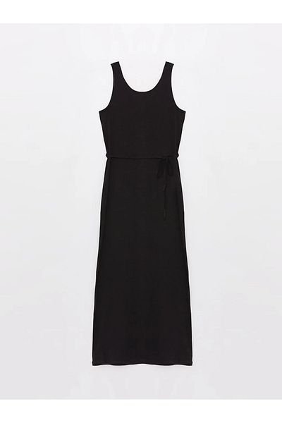 LC Waikiki LCW DREAM Strandkleid für Damen mit U-Ausschnitt und geraden Trägern