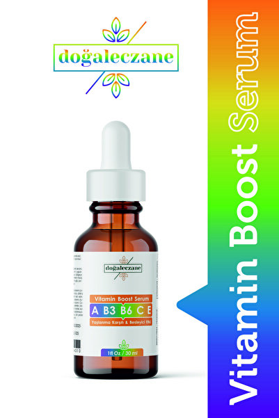 Doğal Eczane Vitamin Boost A-B3-B6-C-E- Serum + Vitamin C Panthenol Collagen ...