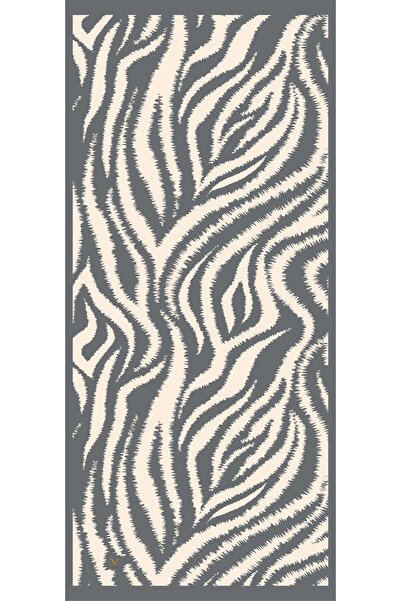 19V69 ITALIA Zebra Pattern Pavia Series with Shawl Hanger and Gift Set 90x200 Cm