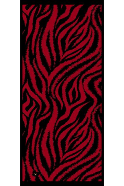 19V69 ITALIA Zebra Pattern Pavia Series with Shawl Hanger and Gift Set 90x200 Cm