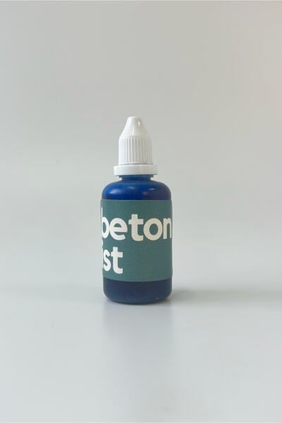 Betonist Su Bazlı Sıvı Mavi Pigment 50cc