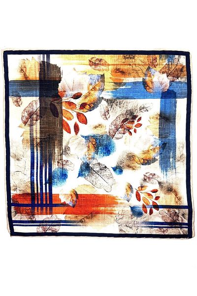 Kravatkolik Multicolored Flower Pattern Men's Pocket Handkerchief SPS600-60