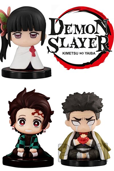 BANDAI Kimetsu No Yaiba - Demon Slayer Anime Manga Oyuncak Figür 4 - 5 Cm - 3...
