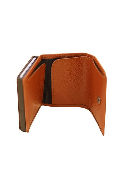 MKM 1312 Automatic Card Holder with Internal Patch - Pattern-01 - Tan -49