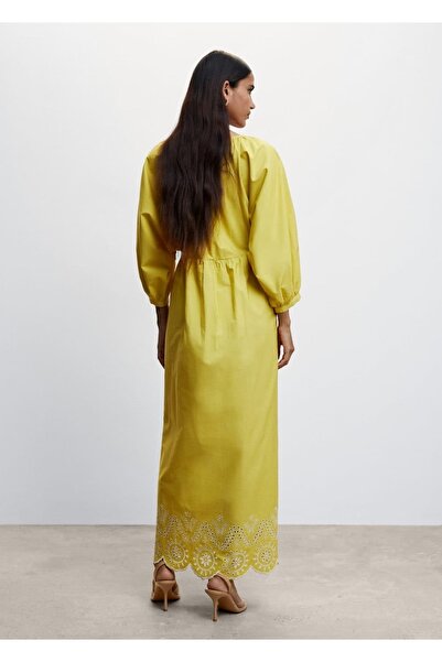 MANGO Woman Kabarık Kollu Elbise