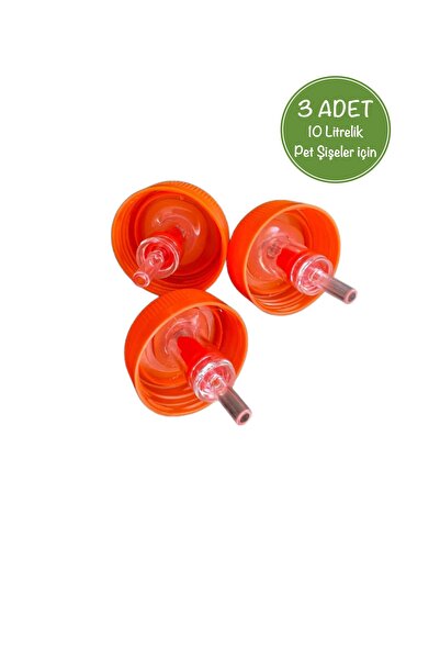 KombuScoby Kombucha Hava Kilidi, Şarap, Sirke, Fermente Için, 3 Adet 10 Litrelik Pet Su Şişesine Uygun