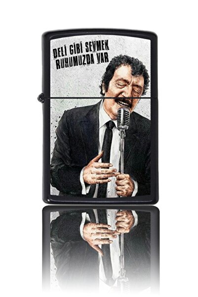 Enya Aksesuar Deli Gibi Sevmek Ruhumuzda Var Metal Benzinli Çakmak