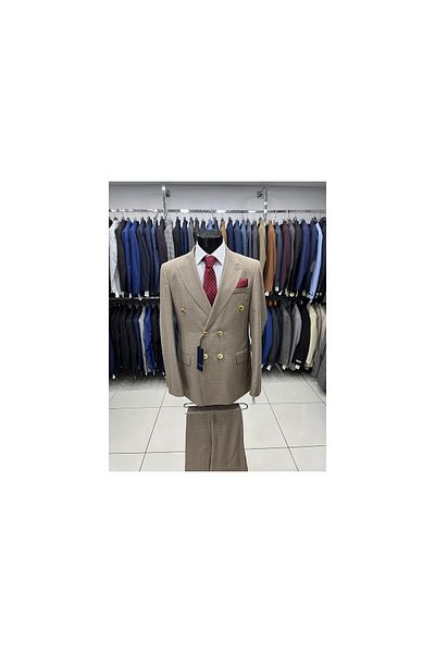 MASSARO Battal Double-breasted Suit (with tie gift)