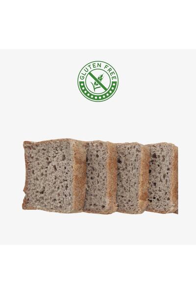 DR.DİYET PASTANELERİ GLUTENSİZ ÇİĞ KARABUĞDAY UNLU EKMEK 300 GRAM