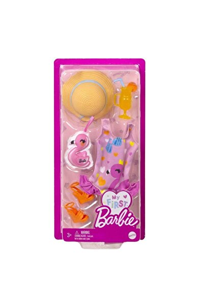 Barbie HMM55 My First Barbie - İlk Barbie Bebeğim Kıyafet Koleksiyonu