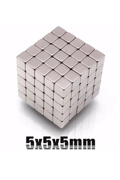 Hdg 5 Adet Küp Neodyum Mıknatıs Magnet 5x5x5 mm çap