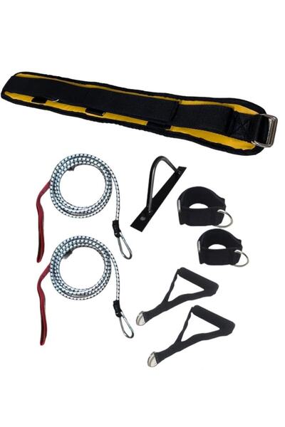 RAUNDHOUSE Belden Bağlamalı Antrenman Güç Lastiği Seti - Kemer, 2 Adet Lastik...