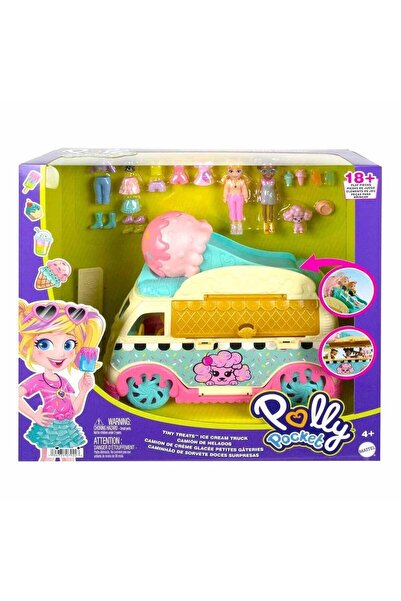 Polly Pocket Minik Lezzetler Dondurma Arabası: Polly ve Shani 18'den Fazla Ak...