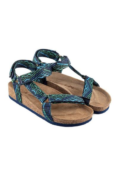 Lemoors Ανδρικά σανδάλια LeMoor's MSAN502 - Tengri Navy Blue/Green