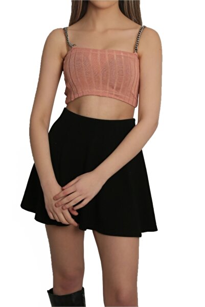 Sclouthe Zincir Askılı Yazlık Crop Body