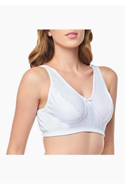 Tutku Women's White Bra 6 Pack New Season