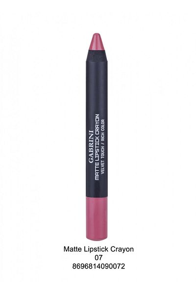 Gabrini 07 Model Matte Lipstick Crayon