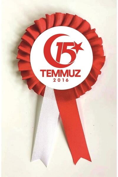 yıldızkurdelaankara 15 Temmuz Saten Kokart 10 Adet