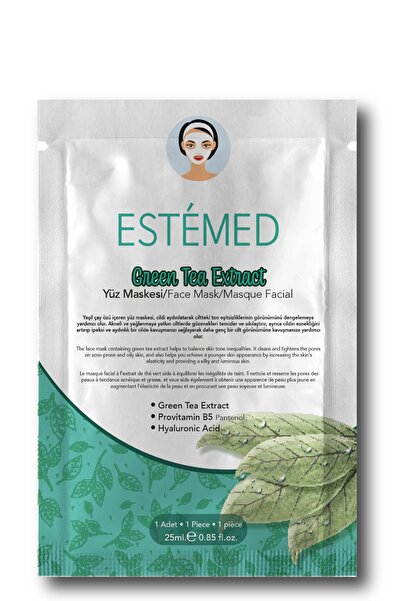 ESTEMED قناع ورق الشاي الأخضر - قناع أوراق الشاي الأخضر