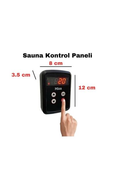 Misa Sauna Sobası Her Şey Dahil Paket 12 kW