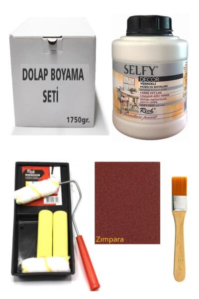 okulima Rich Selfy Decor Kendinden Vernikli Boya 1250CC Antik Beyaz Genel Ama...