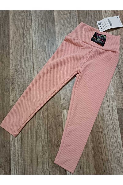 SARE TEKSTİL Girl's Skinny Leg Ribbed Tights