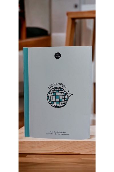 Hisli Şeyler „I AM SHINING” Hârtie de culoare albastră A5 80 FOI