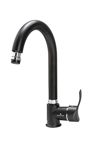 BlauWasse Black Code Black Kitchen Sink Faucet