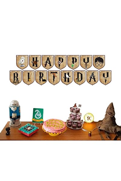 aşkın concept Harry Potter Temalı Happy Birthday Banner