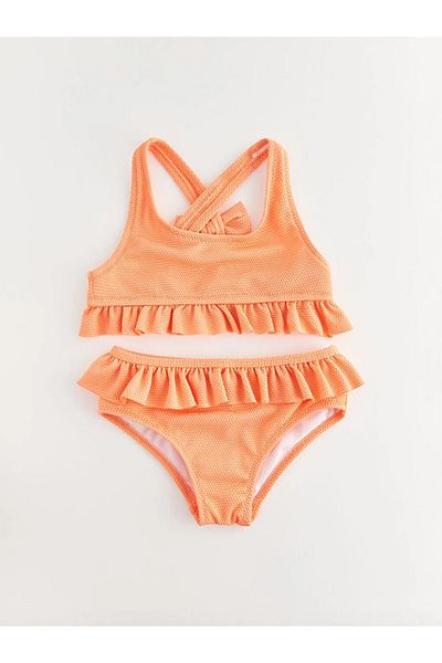 LC Waikiki LCW baby Flexible Fabric Baby Girl Bikini Set