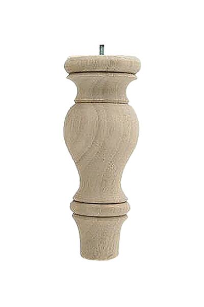 Turkuaz Ahşap Koltuk - Kanepe Ayak 18x7 Cm