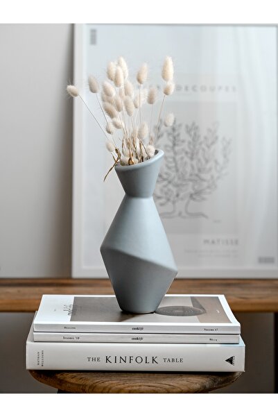 Beige & Stone Teza Vazo Dekoratif Obje