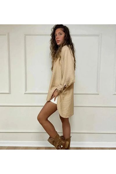 dshee woman Linen tunic shirt