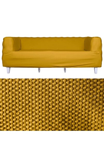 TUCHMALL Husa pentru canapea Chester Tesatura Honeycomb material elastic Flexibil Lavabil Elastic 180 x 230