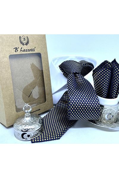 B'lazzotti Woven Handkerchief Tie