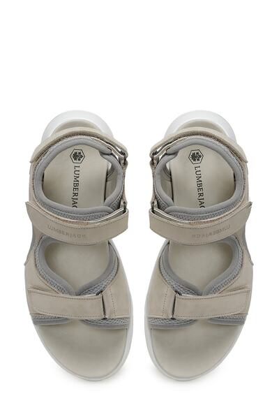 lumberjack UMORE 3FX Bej Kadın Kalın Taban Sandalet